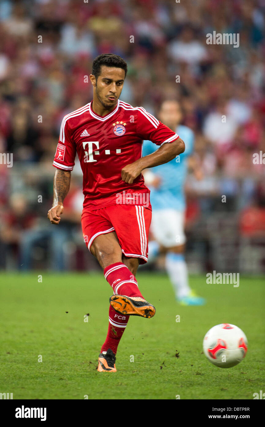 Thiago Alcantara (Bayern), AUGUST 1, 2013 - Football / Soccer : Audi Cup 2013 Final match between FC Bayern Munchen 2-1 Manchester City at Allianz Arena in Munich, Germany. (Photo by Maurizio Borsari/AFLO) [0855] Stock Photo