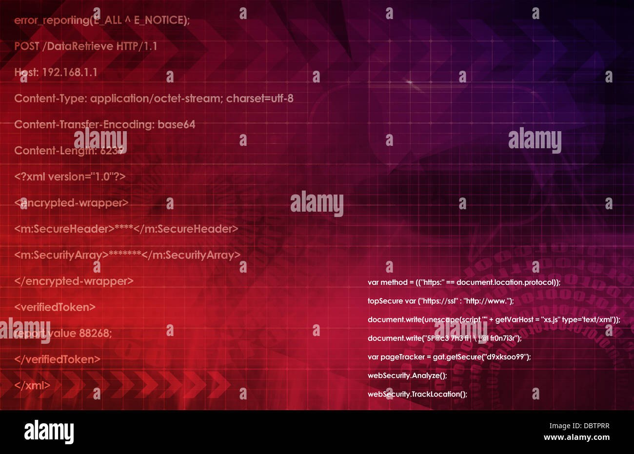 Web Application Database System in 3d Background Stock Photo - Alamy