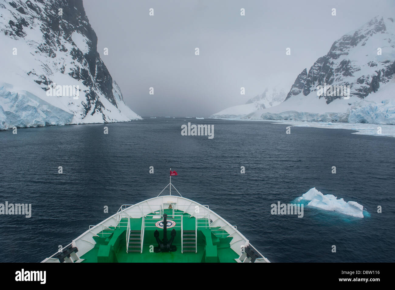 The Lemaire Channel, Antarctica, Polar Regions Stock Photo