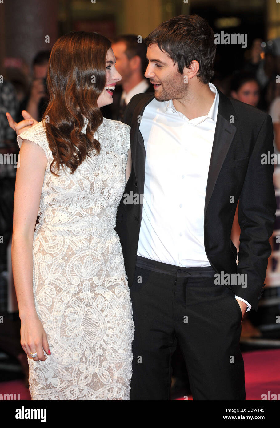 Anne Hathaway, Jim Sturgess One Day - UK film premiere held at the Vue  Westfield - Arrivals. London, England - 23.08.11 Stock Photo - Alamy