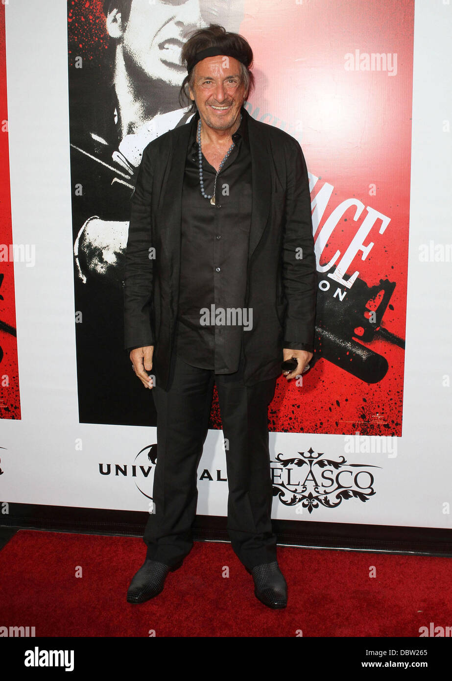 Al Pacino "Scarface" Blu-Ray DVD Release Party hosted by Ciroc held at  Belasco Theatre Los Angeles, California - 23.08.11 Stock Photo - Alamy