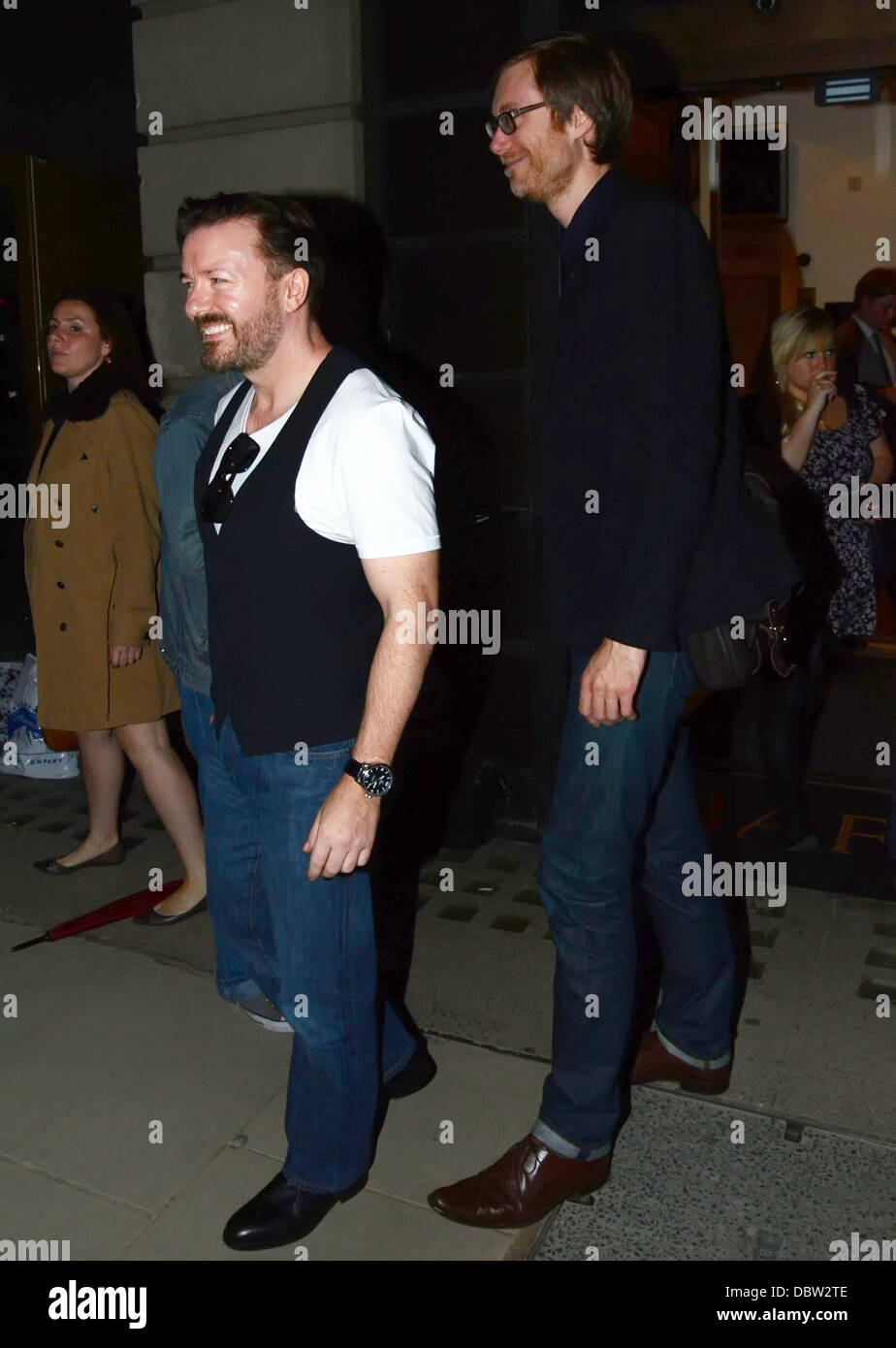 Ricky Gervais and Stephen Merchant attend a Q&A and a special screening ...