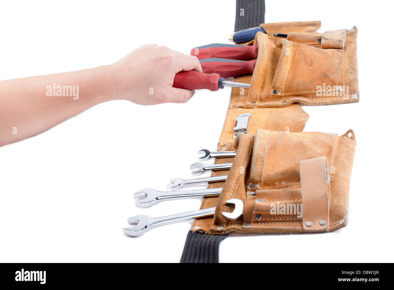 wrench and screw driver Stock Photo Alamy