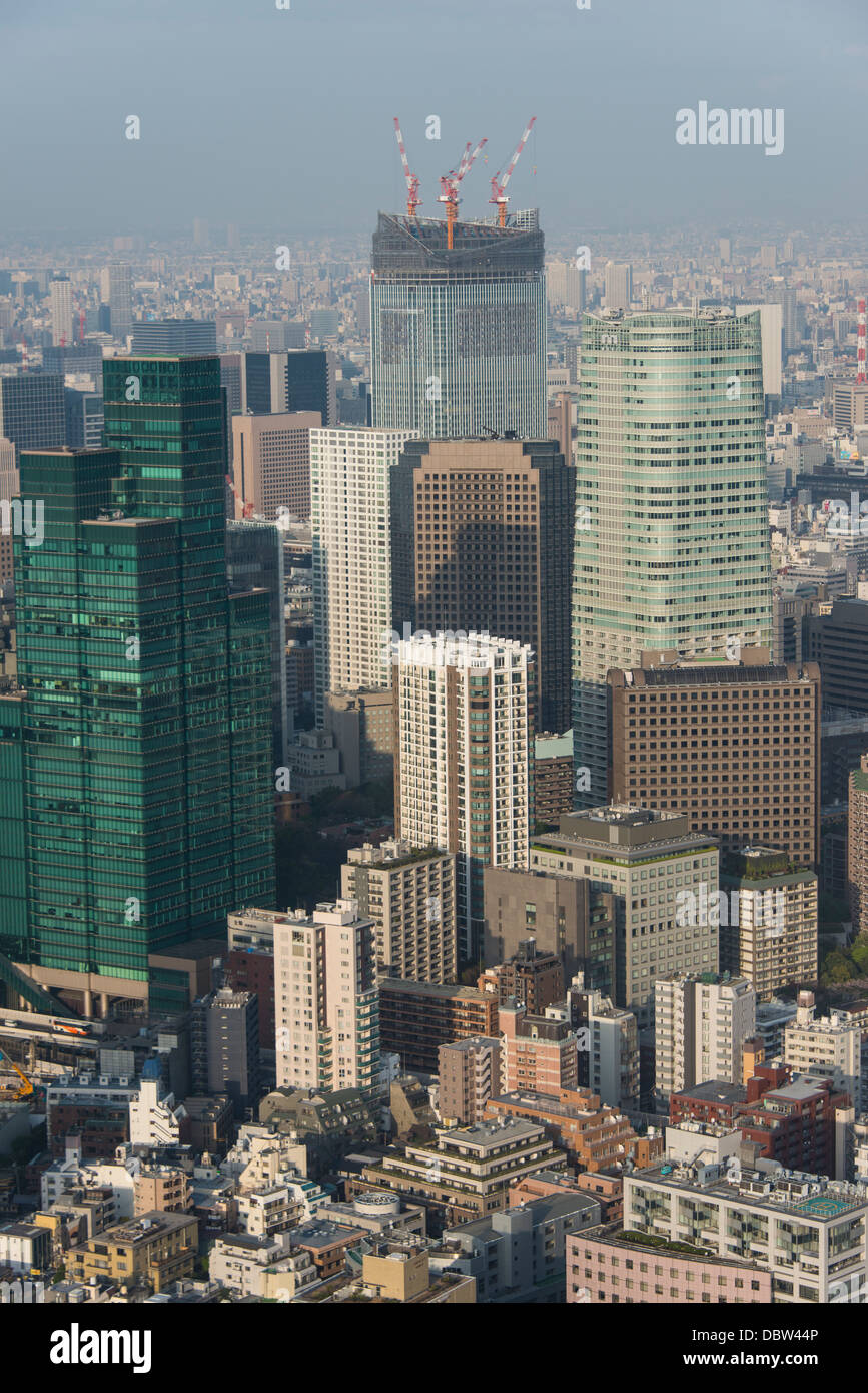 View over Tokyo from the Mori Tower, Roppongi Hills, Tokyo, Japan, Asia Stock Photo