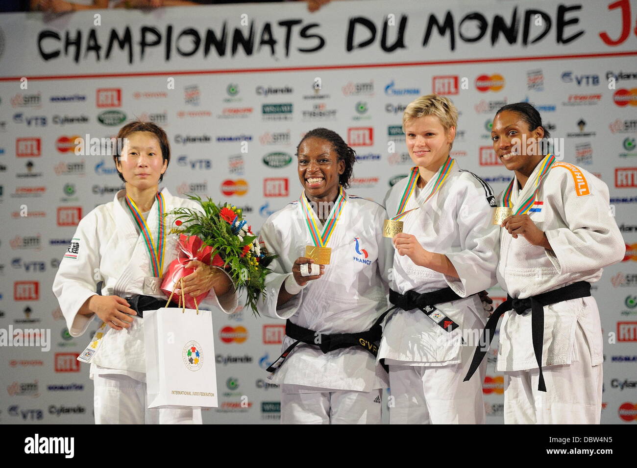Gevrise Emane Judo World Championships 2011 at the Palais Omnisport de ...