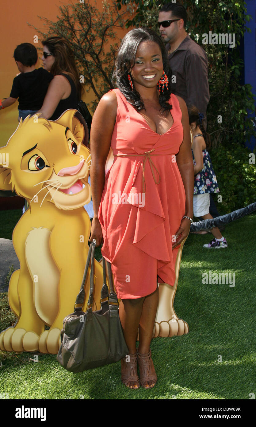 Niketa Calame World Premiere of Disney s The Lion King 3D held at the El Capitan Theatre Hollywood California 27.08.11 Stock Photo Alamy