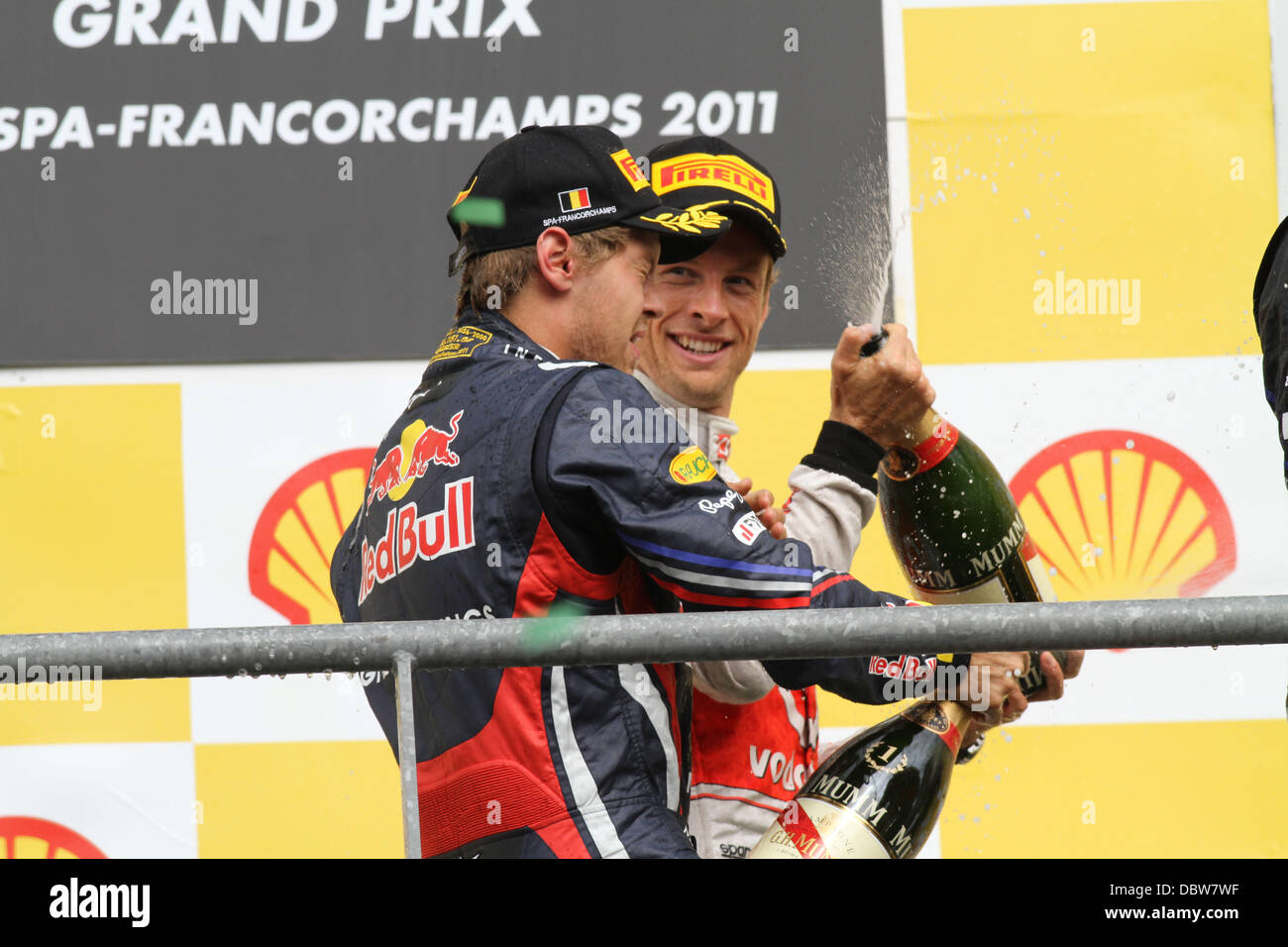 Jenson Button Formula 1 The Belgian Grand Prix Held At Spa Belgium