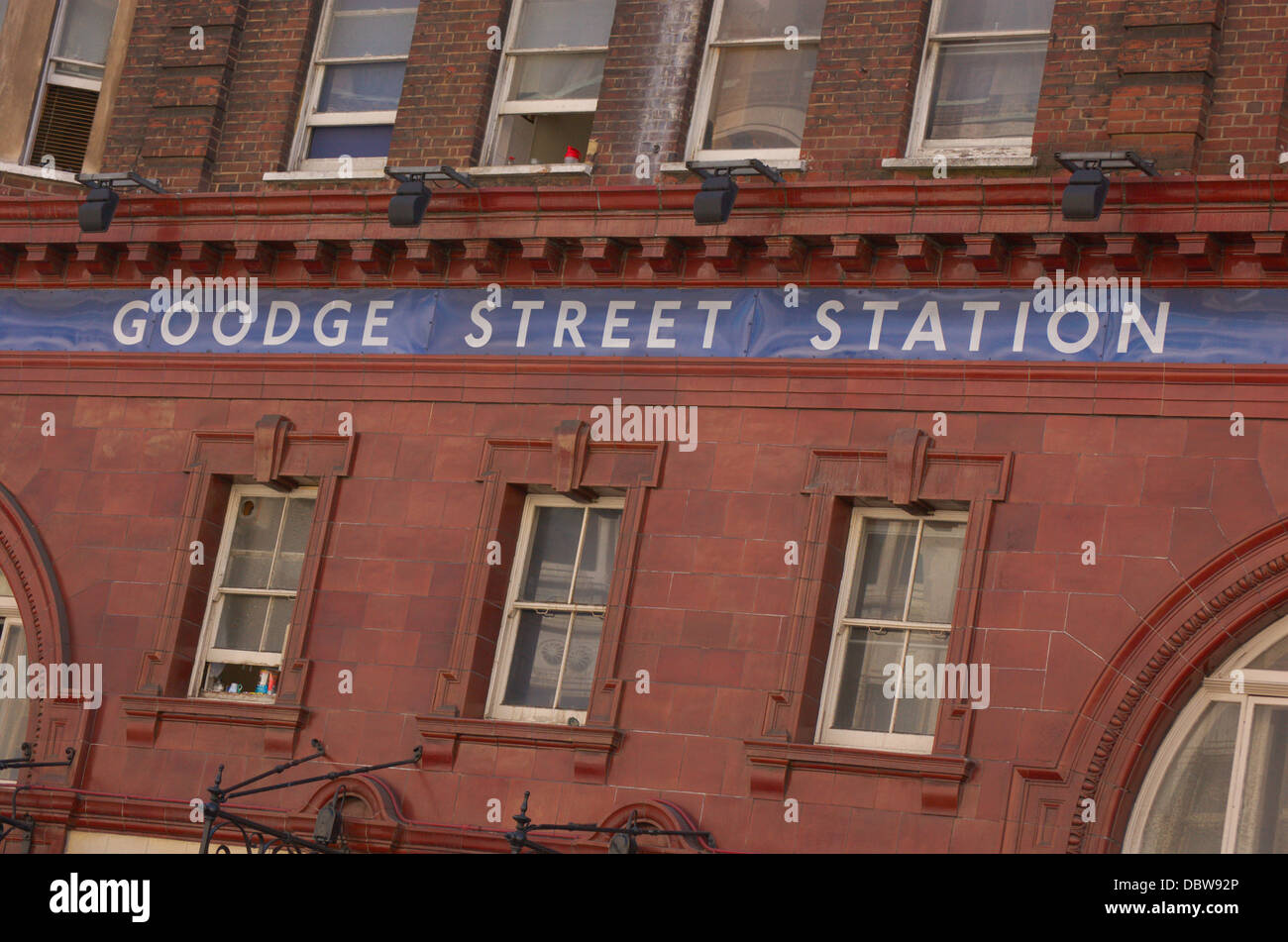 Facade of Goodge Street Station in London, England Stock Photo Alamy