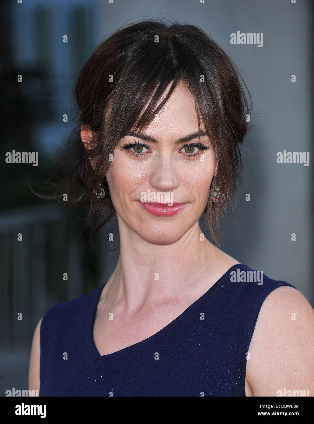 Maggie Siff Screening of FX's 'Sons Of Anarchy' Season 4 Premiere at ArcLight Cinemas Cinerama Dome Hollywood, California - 30.08.11 Stock Photo