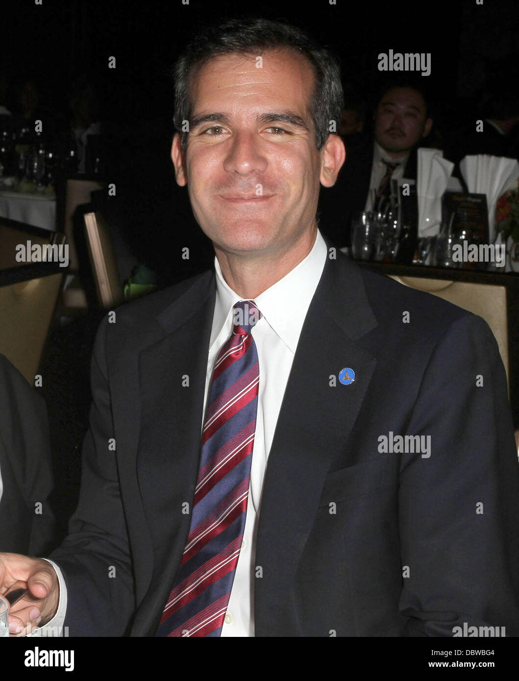 Eric Garcetti 2011 Eagle & Badge Foundation Gala held at The JW