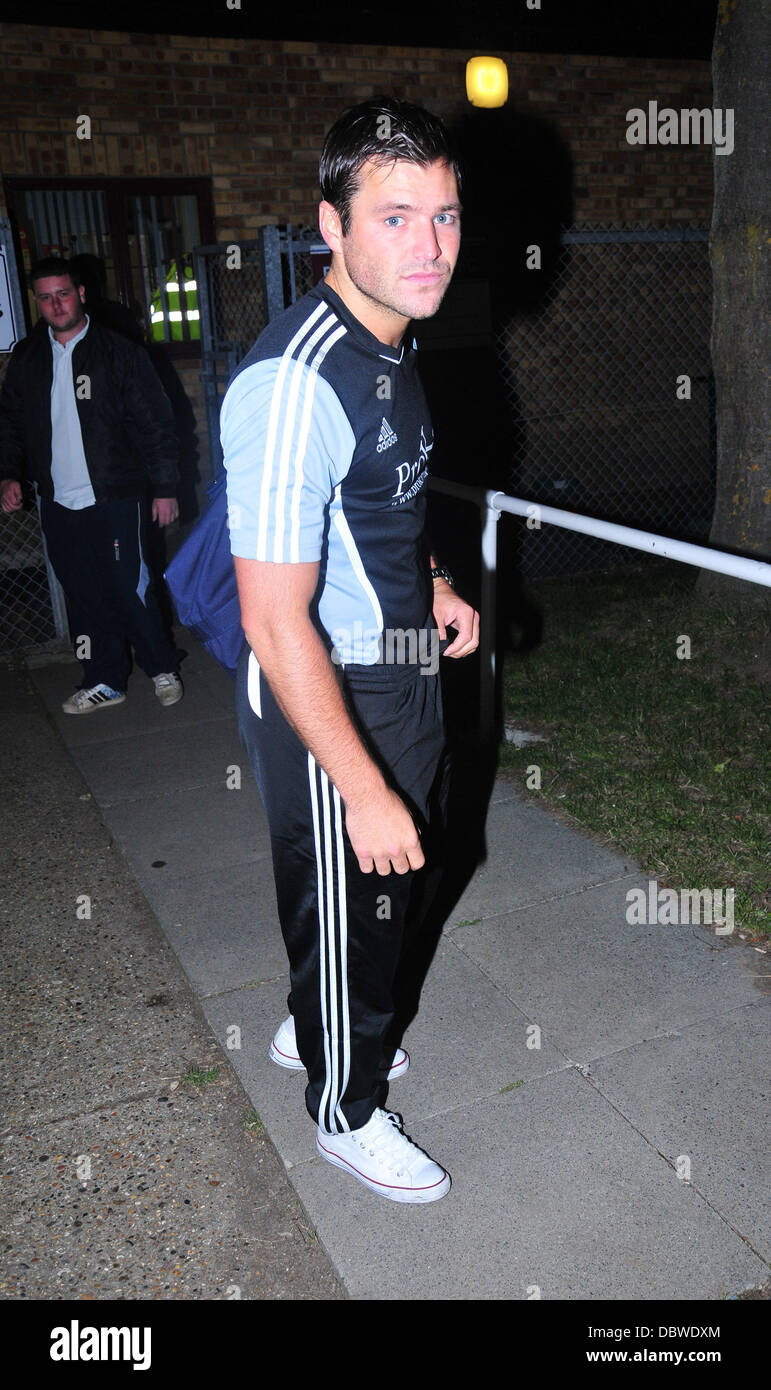 Mark Wright attending a celebrity football match between Essex United FC and Bowers FC Pitsea, Essex - 01.09.11 Stock Photo