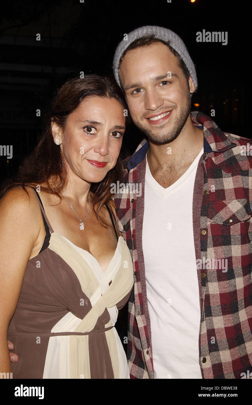 Taso Mikroulis and his mom Premiere of the web series 'John Capo's The