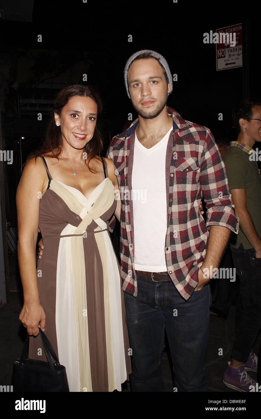 Taso Mikroulis and his mom Premiere of the web series 'John Capo's The