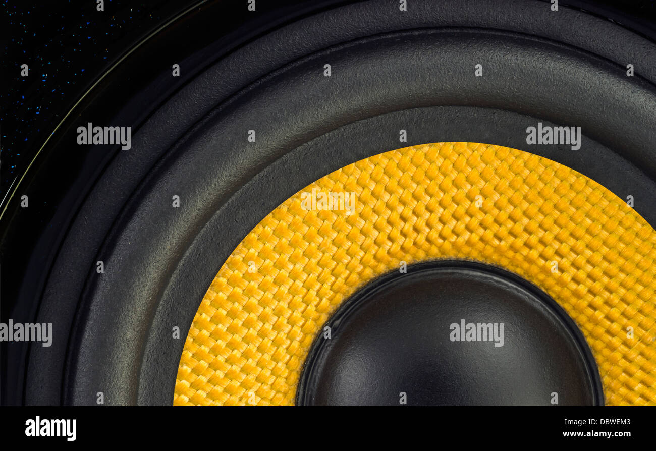 Audio Speaker Cone Detail Background Photo Stock Photo
