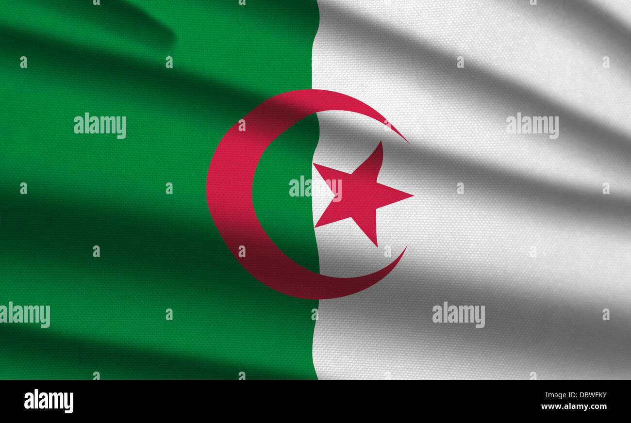 Flag of Algeria Stock Photo - Alamy