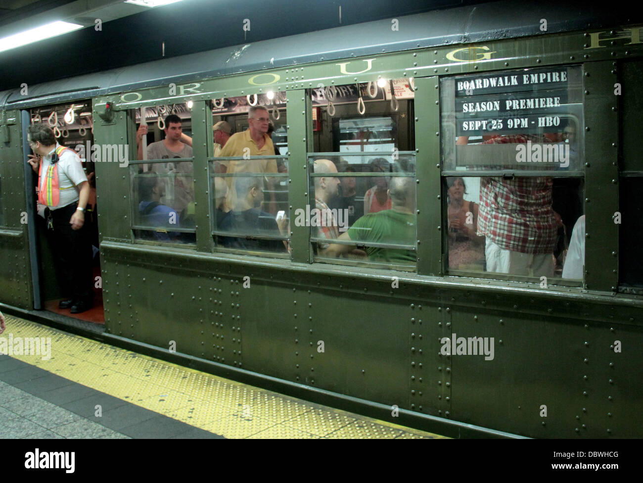 Atmosphere A vintage 1917 subway train is used to promote the new ...