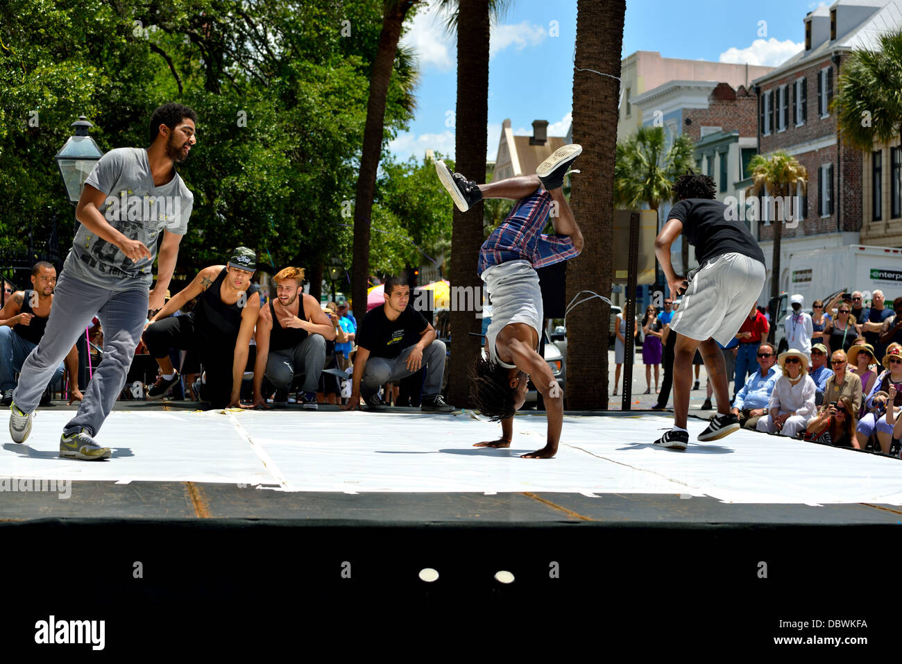 Karfig Brasil male dance group Stock Photo Alamy