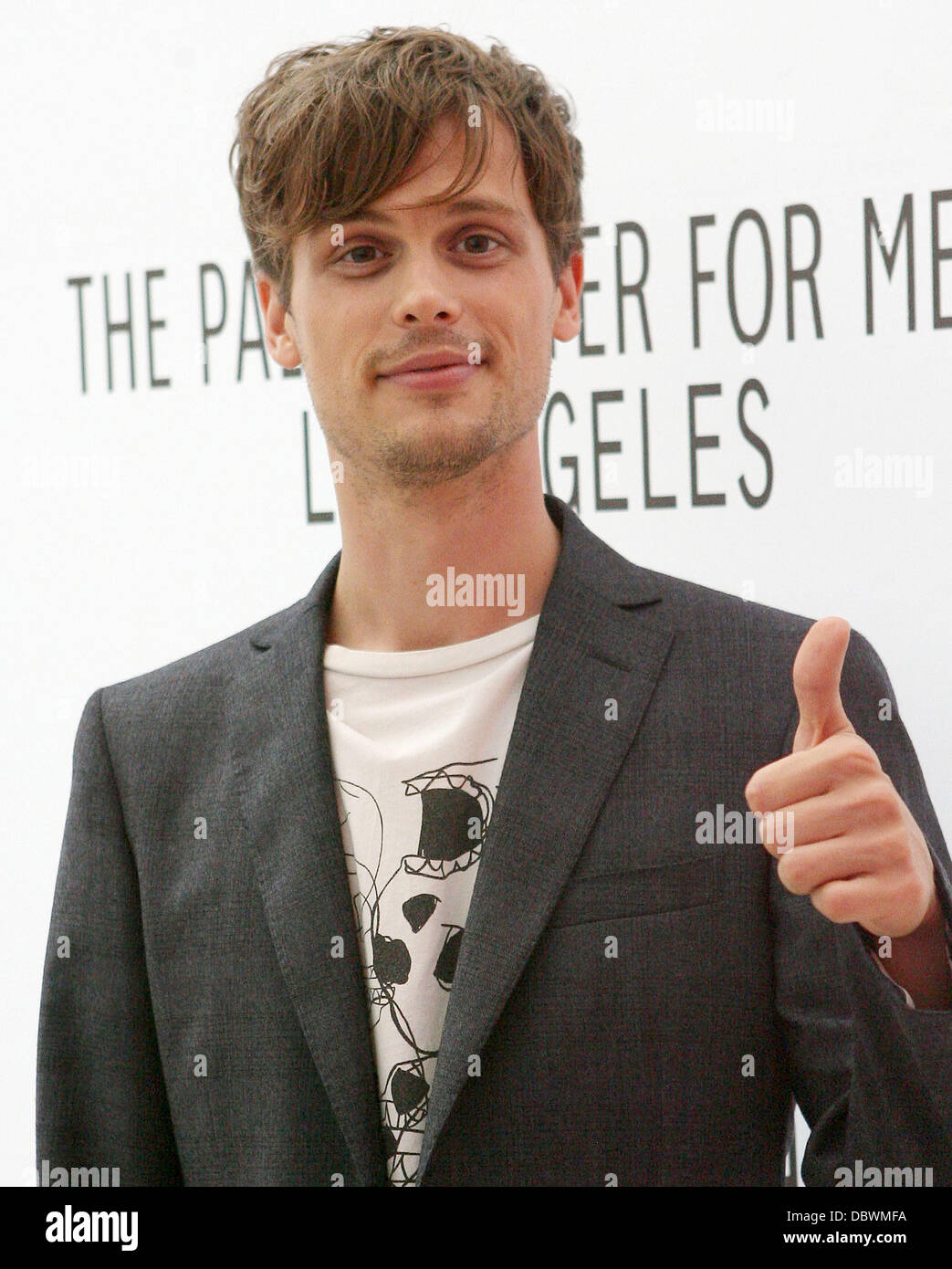 Matthew Gray Gubler CBS Preview Panel with the cast & creative team of returning series Criminal Minds held at The Paley Center for Media Beverly Hills, California - 06.09.11 Stock Photo