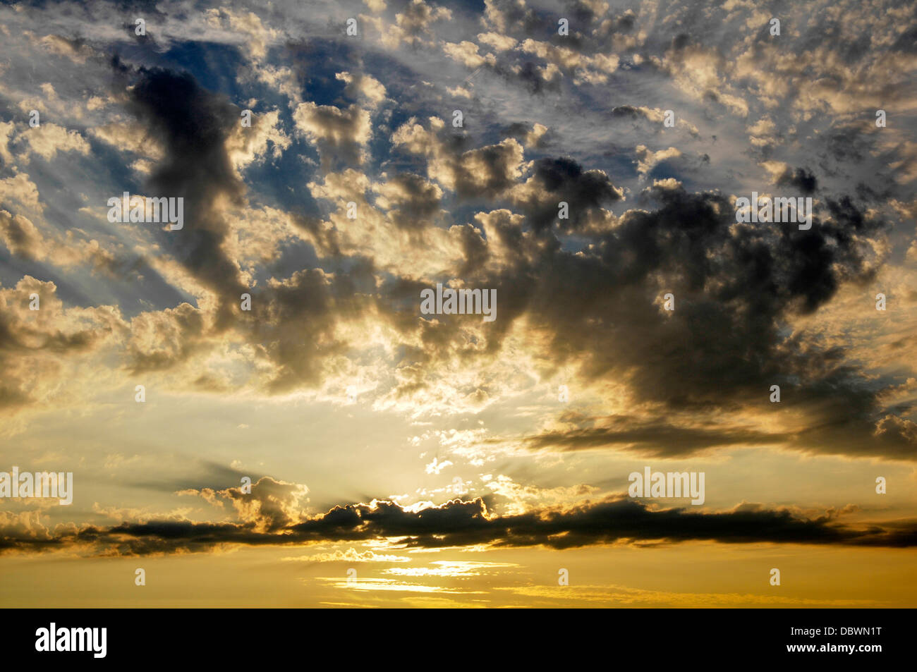 dramatic skyscape Stock Photo