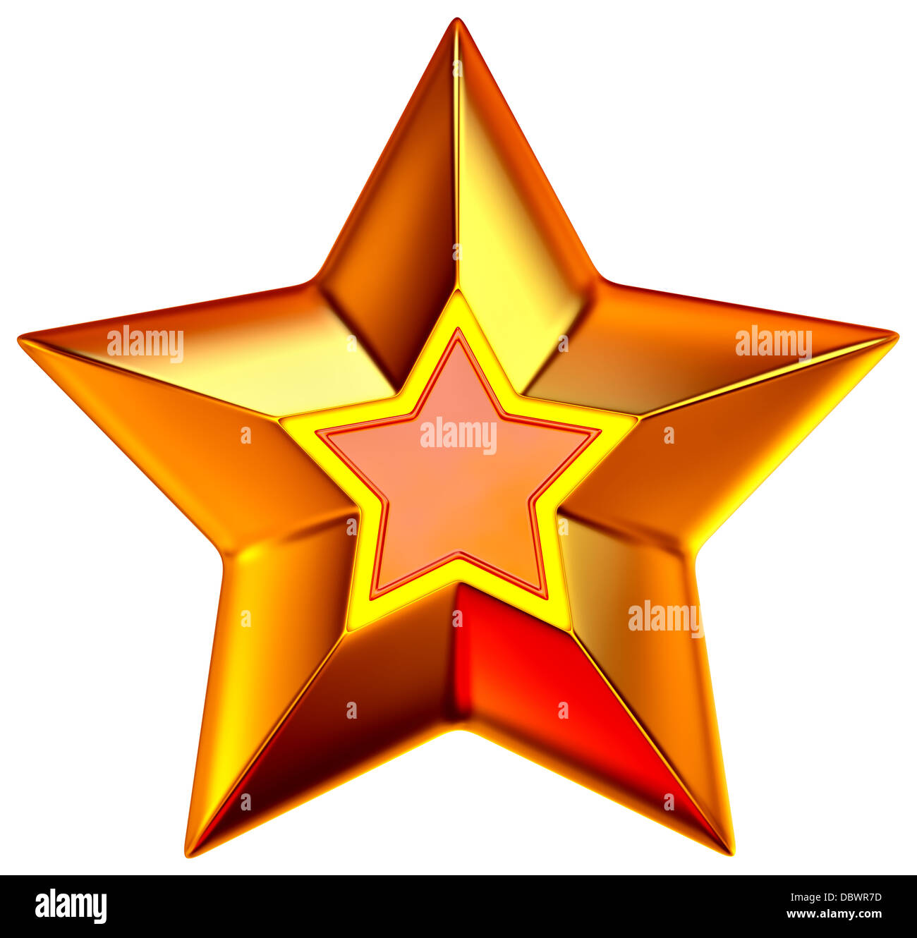 shiny gold star Stock Photo Alamy
