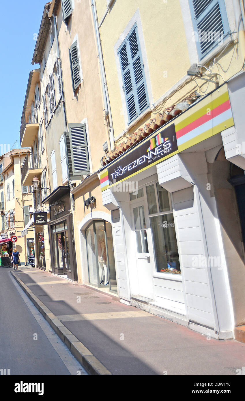 Les Tropeziennes boutique Saint Tropez France Stock Photo - Alamy