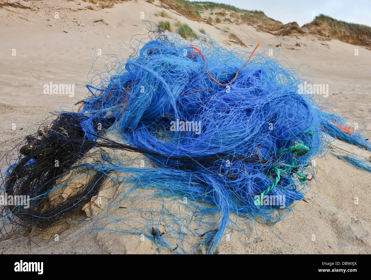 Plastic waste well fishing nets hi-res stock photography and