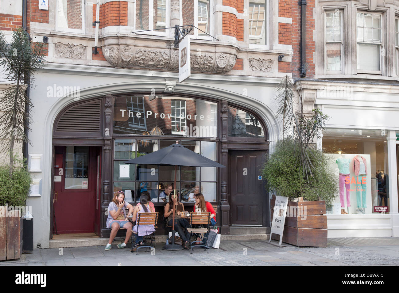 Providores Restaurant, Marylebone High Street, London, England, UK Stock Photo