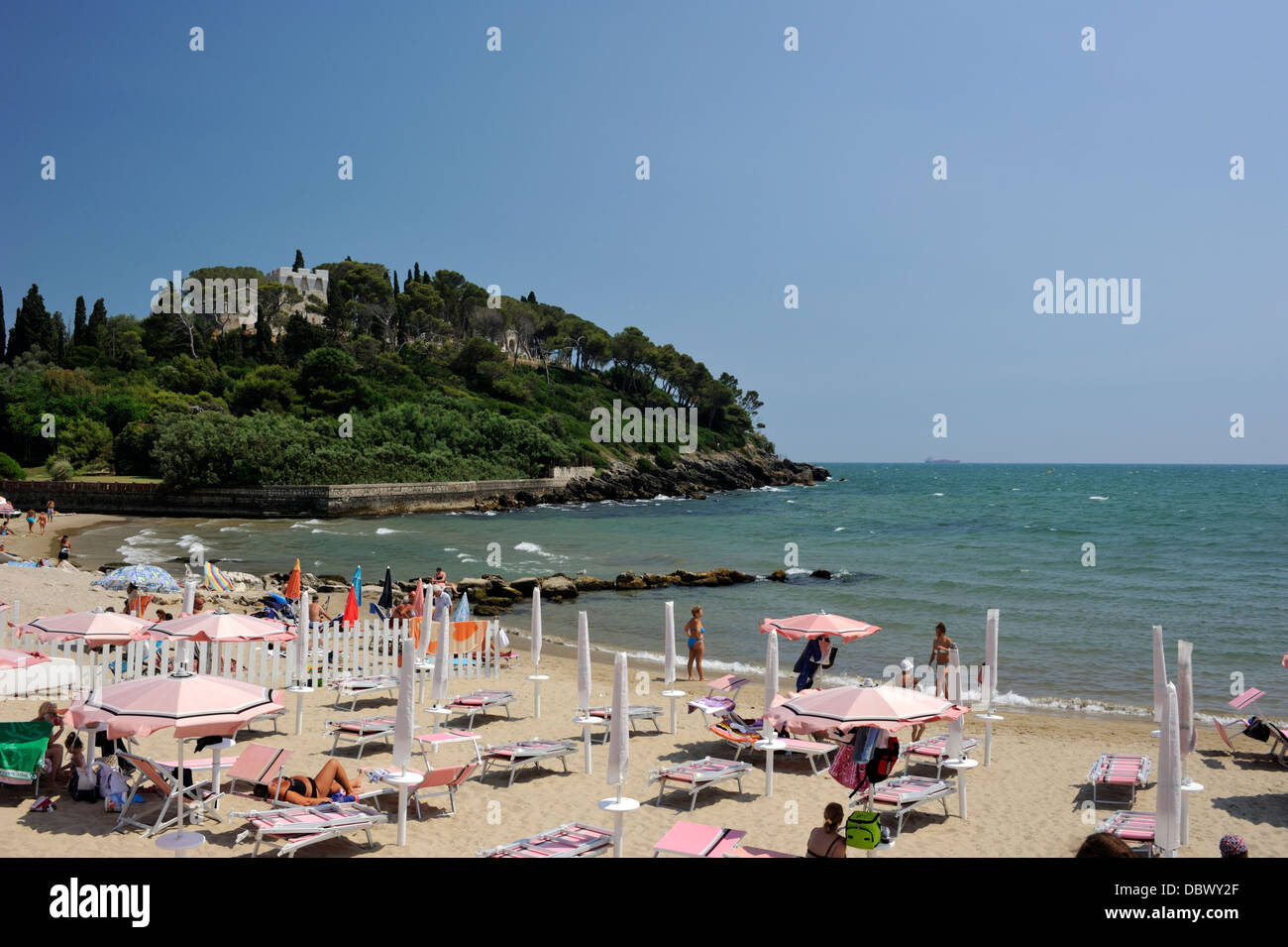 Italy, Lazio, Formia, beach Stock Photo