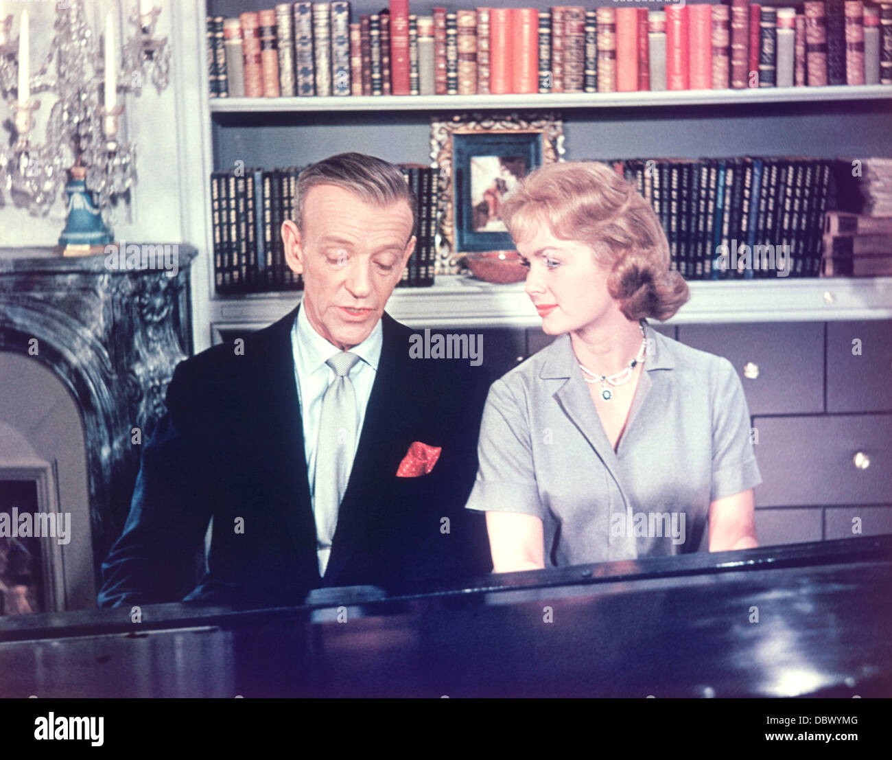 1960s 1961 MOTION PICTURE THE PLEASURE OF HIS COMPANY STARRING FRED ASTAIRE, DEBBIE REYNOLDS Stock Photo