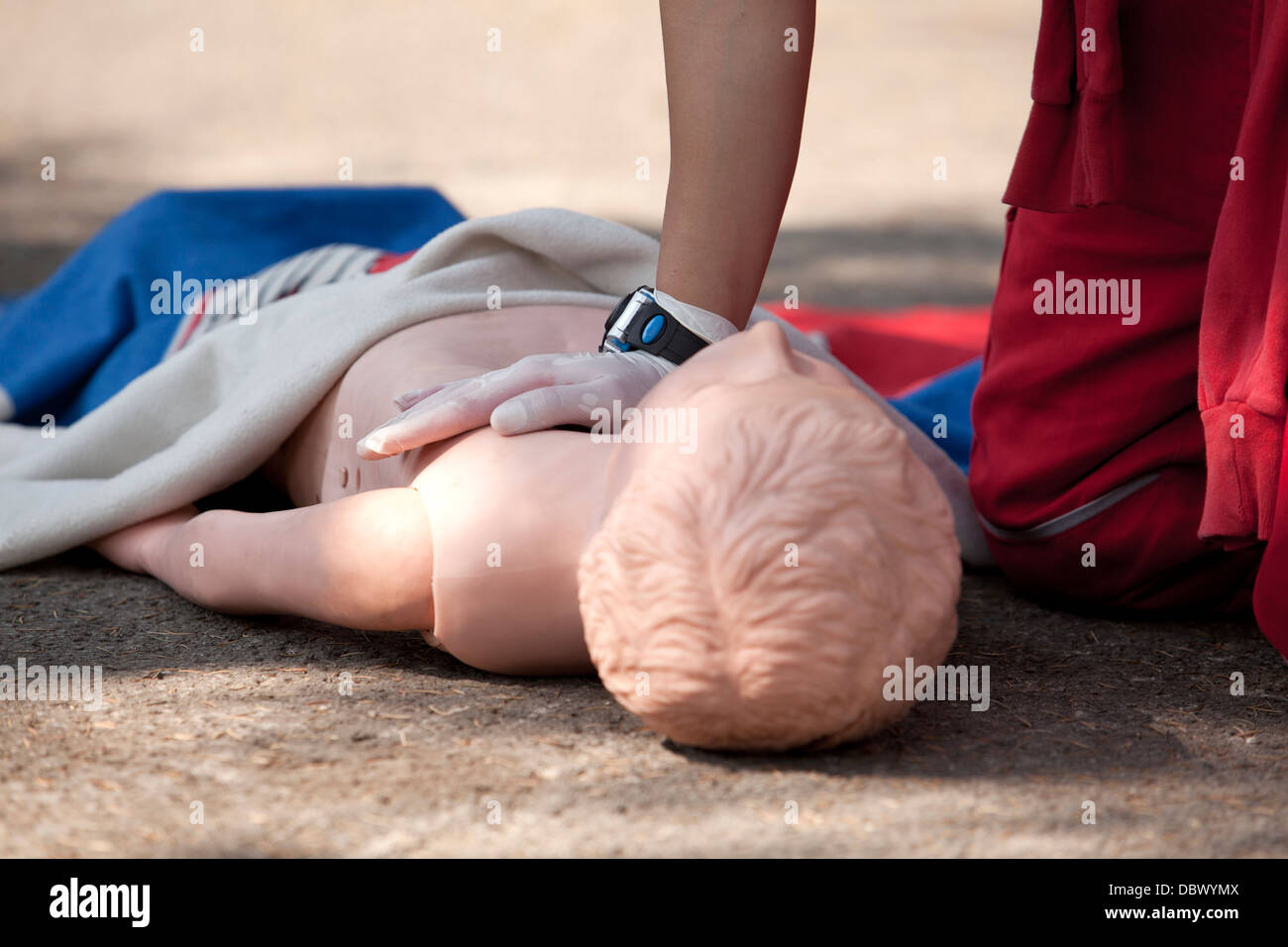 Chest compressions hi-res stock photography and images - Alamy