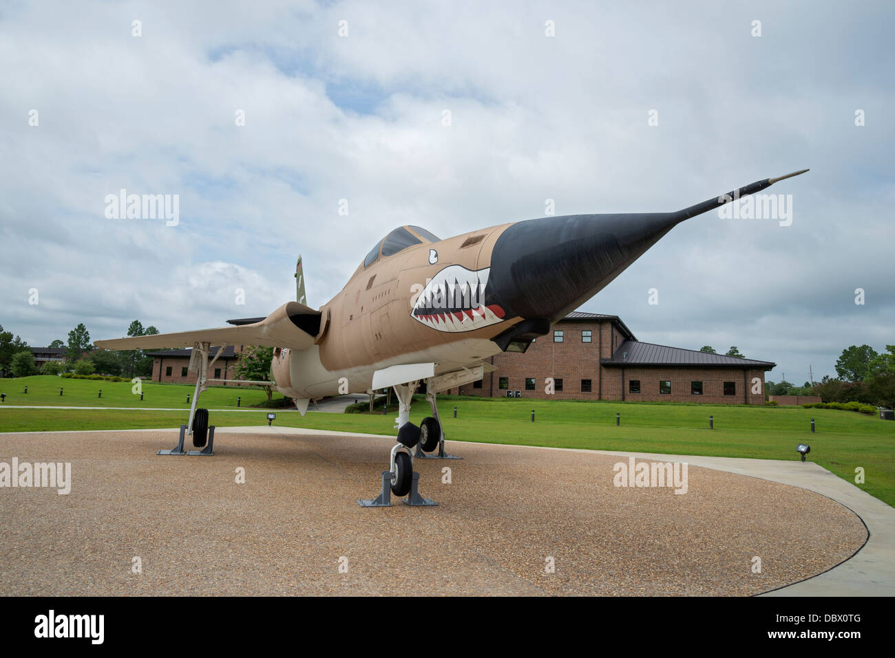 Vintage U.S. Air Force airplanes at Moody Air Force Base in Valdosta