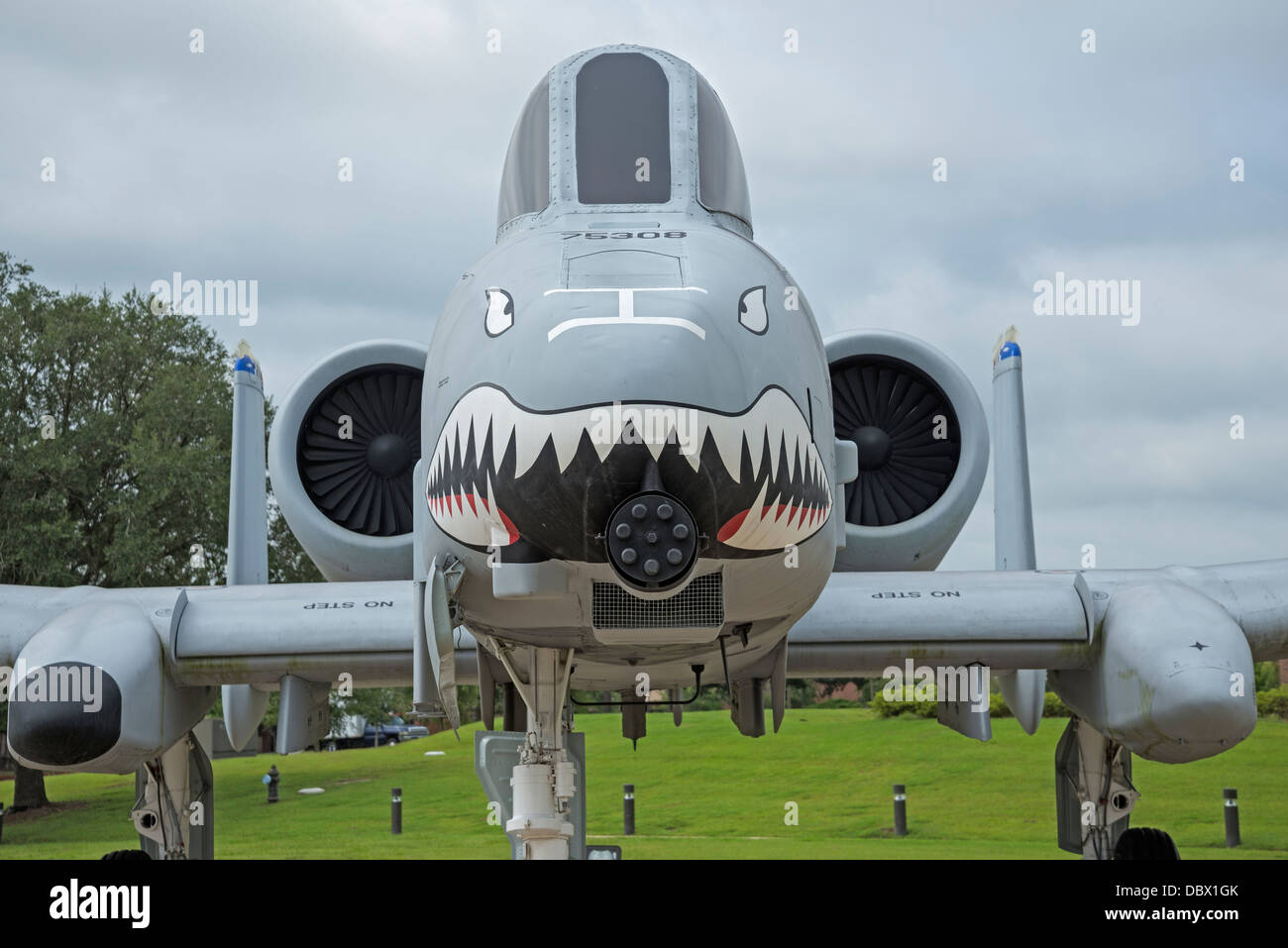 Vintage U.S. Air Force airplanes at Moody Air Force Base in ...