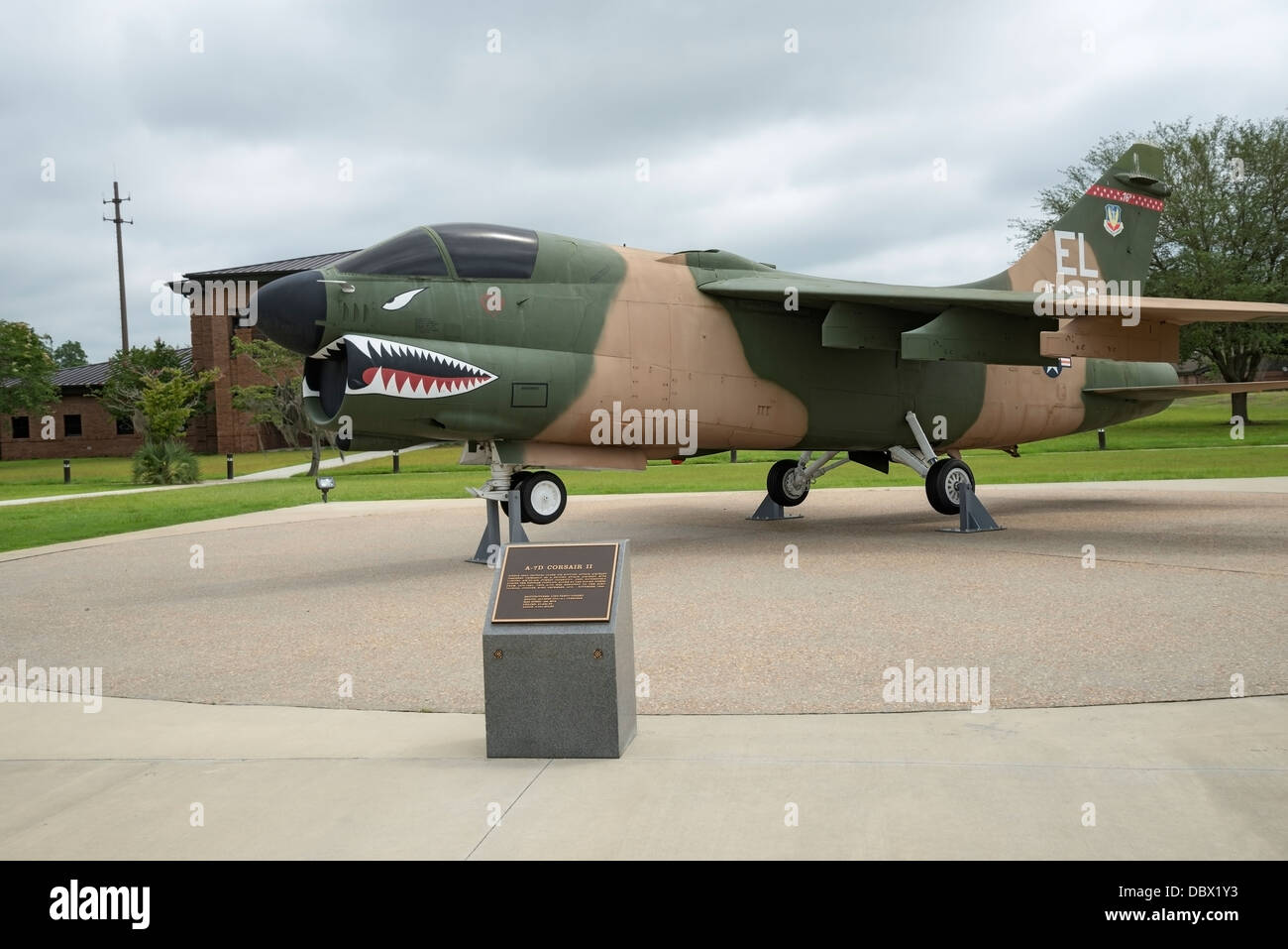 Vintage U.S. Air Force airplanes at Moody Air Force Base in Valdosta