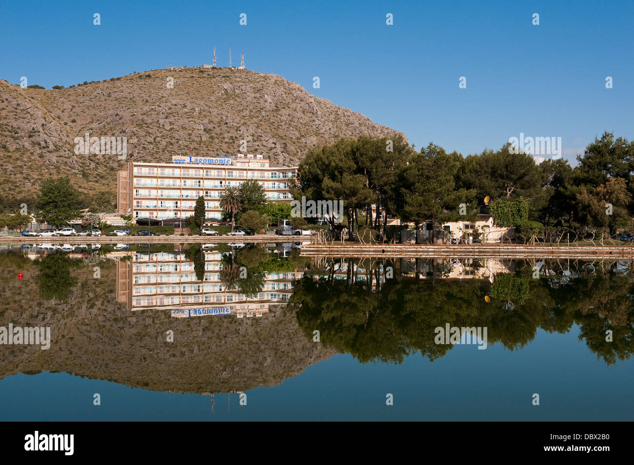 The Bellevue Lagomonte hotel in Alcudia, Majorca Stock Photo - Alamy