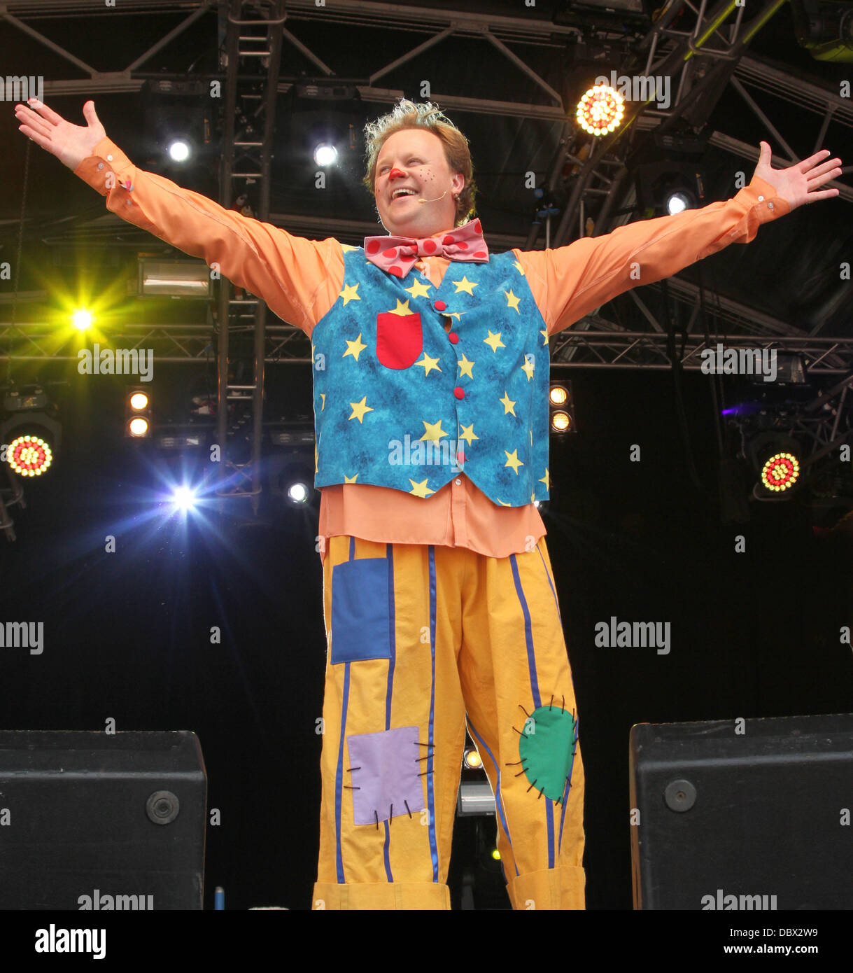 CBeebies Star Mr Tumble Aka Justin Fletcher At Camp Bestival 