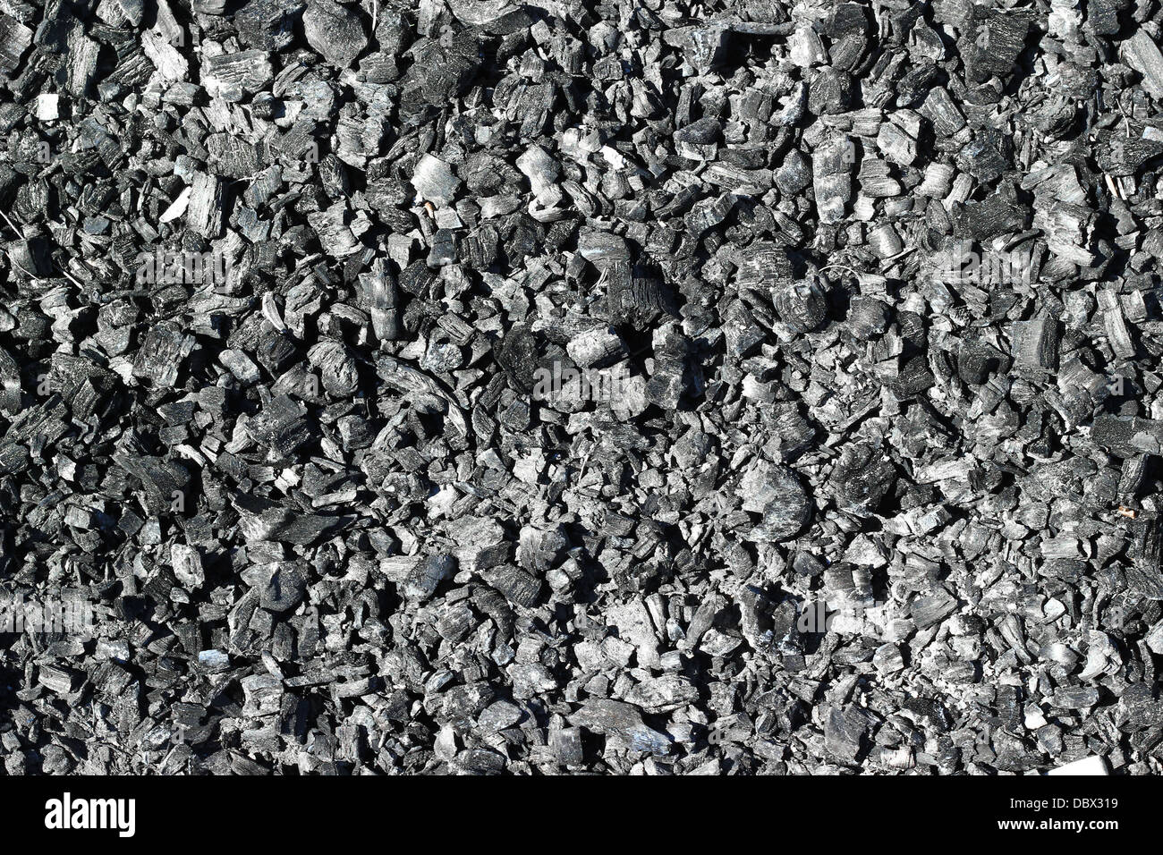 Charcoal texture Stock Photo