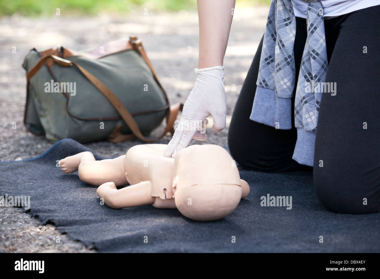 Baby dummy cpr hires stock photography and images Alamy