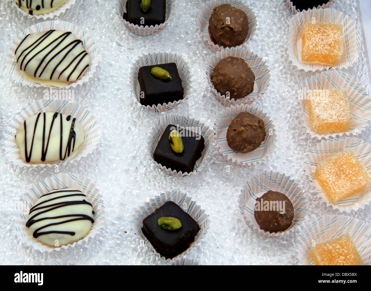 Assorted candies in the candy store Stock Photo - Alamy