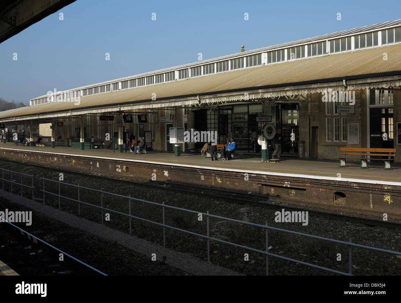 Bath Spa Station Network Rail Somerset England UK Stock Photo Alamy