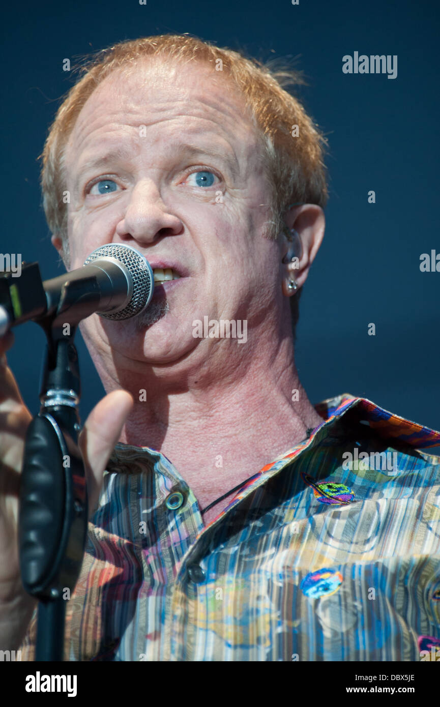 LINCOLN, CA - AUGUST 3: Lee Loughnane of the rock band Chicago performs at Thunder Valley Casino Resort on August 3 in Lincoln, Stock Photo