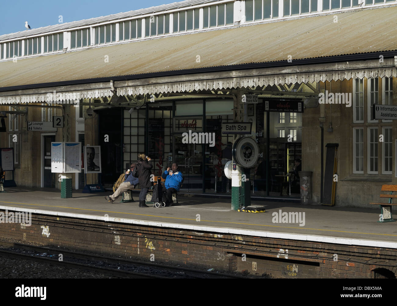 Bath Spa Station Network Rail Somerset England UK Stock Photo Alamy