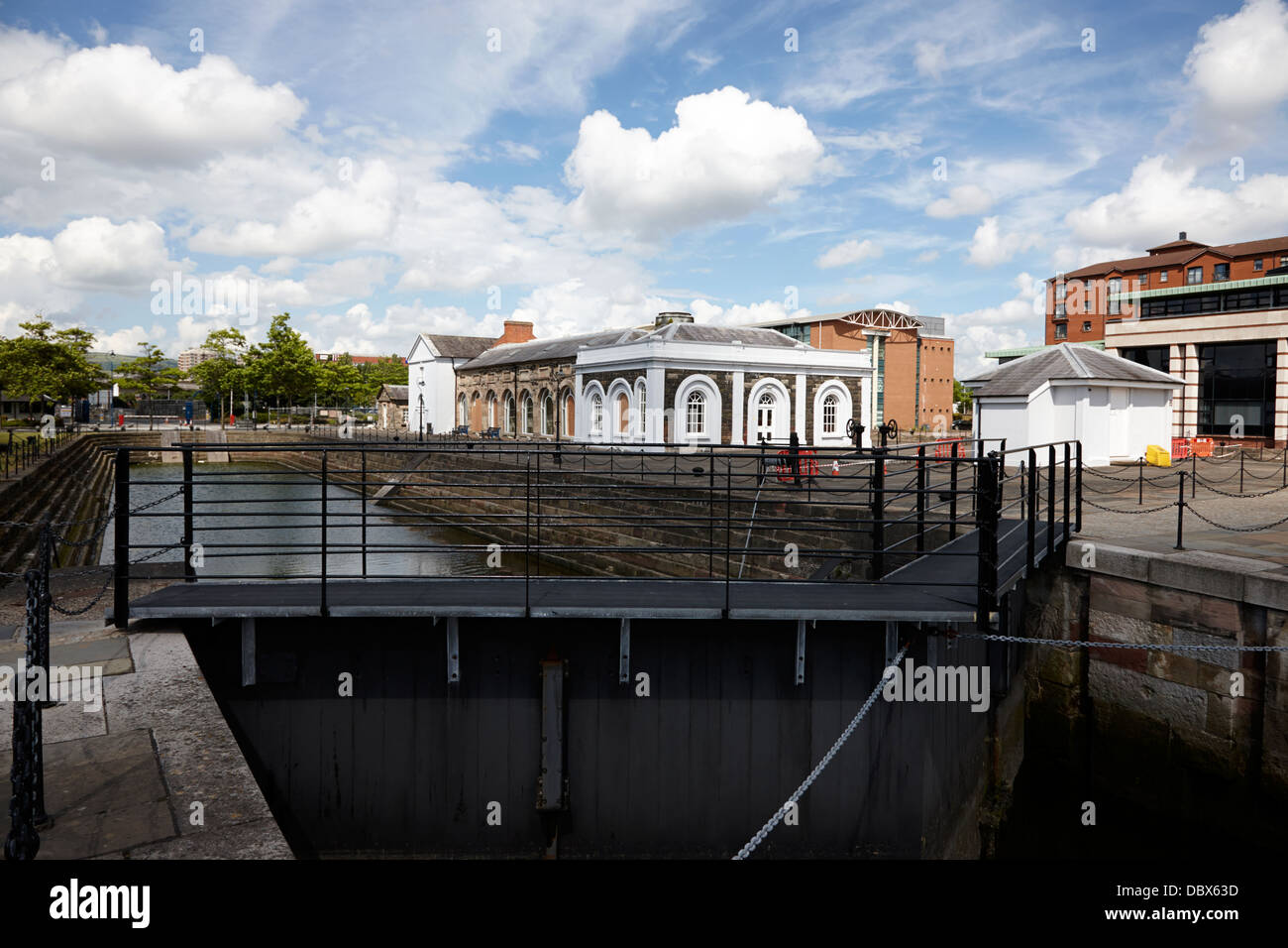 Clarendon dock Belfast Northern Ireland UK Stock Photo Alamy