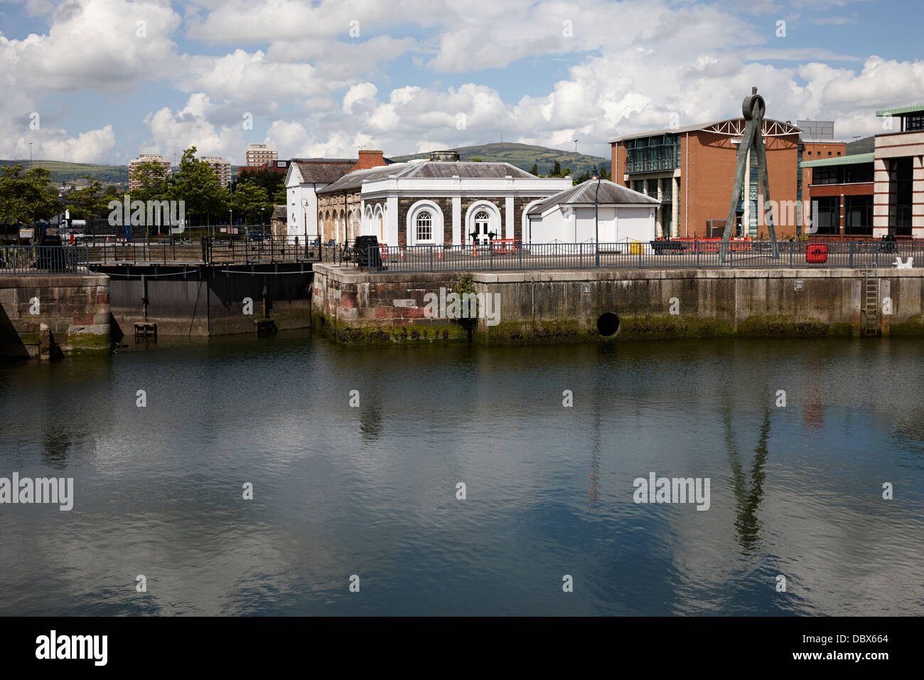 Clarendon dock Belfast Northern Ireland UK Stock Photo Alamy