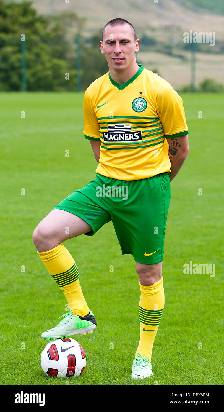 Lennoxtown, Scotland. 05th Aug, 2013. Celtic FC launch their new away kit  for the 2013-14 season with Scott Brown. Credit: Action Plus Sports/Alamy  Live News Stock Photo - Alamy
