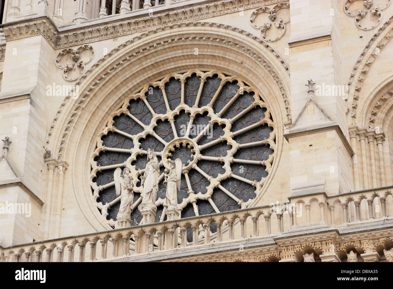 Detail of Notre-Dame de Paris Stock Photo - Alamy