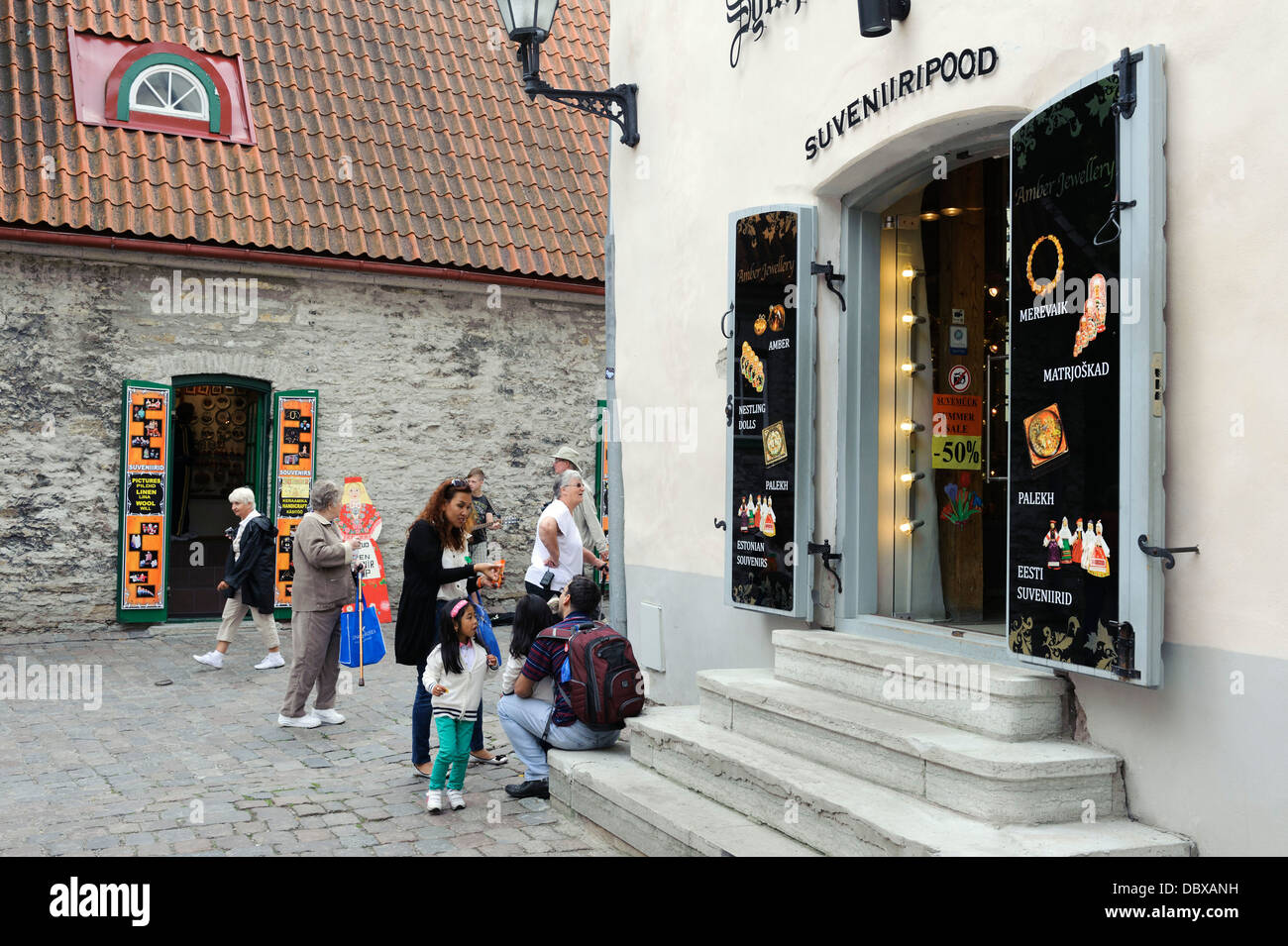 Souvenir-Shop  in Tallinn, Estonia, Europe Stock Photo