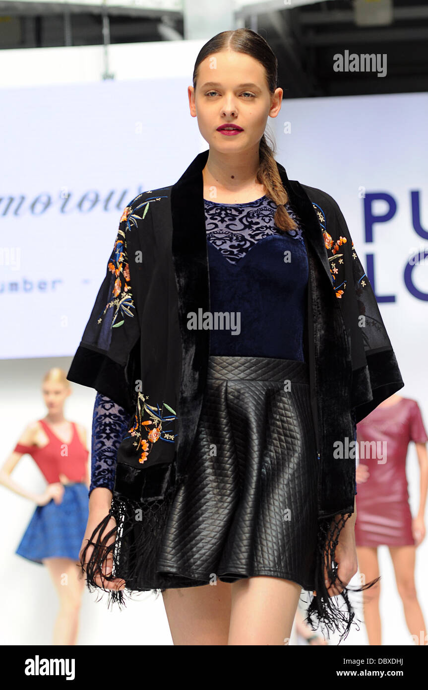 London, UK. 4th Aug, 2013. Models wearing the Style London show at the ...