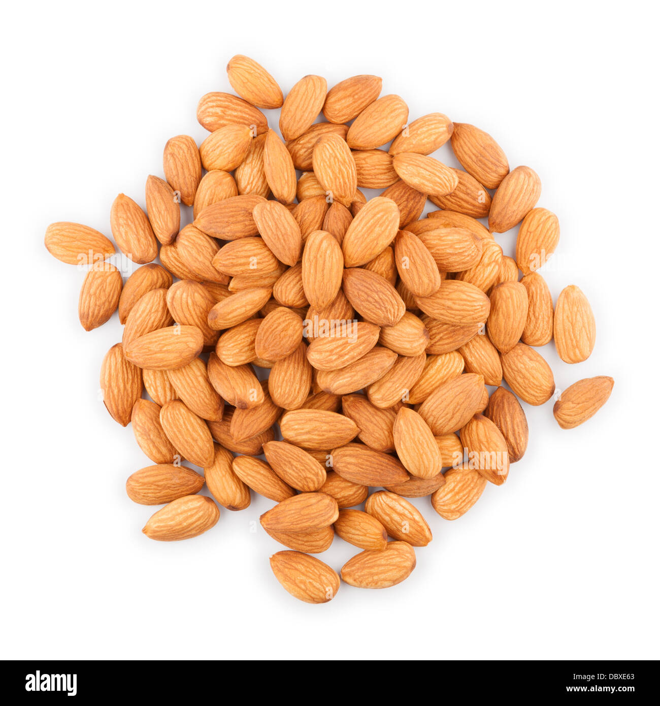 Heap Of Almonds Stock Photo