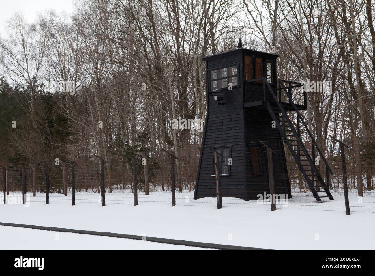 Poland, concentration camp, Stutthof, world war II Stock Photo