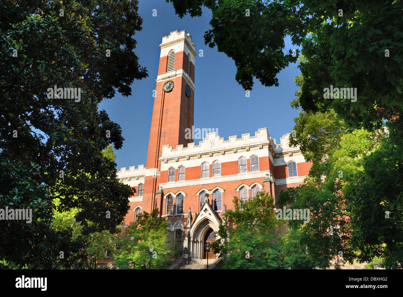 Campus of Vanderbilt Unversity in Nashville, Tennessee. Stock Photo